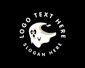 Cute Spirit Ghost Logo