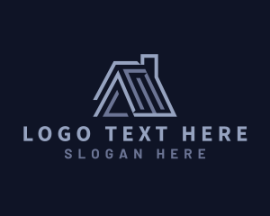 Roofing - House Roof Contractor logo design