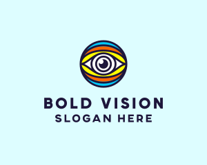 Colorful Eye Optometry logo design