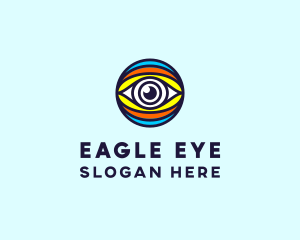 Colorful Eye Optometry logo design