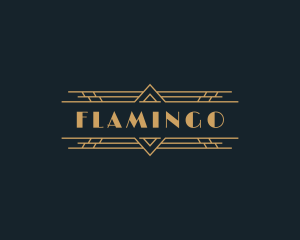 Luxury Art Deco Boutique Logo