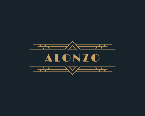 Luxury Art Deco Boutique logo design