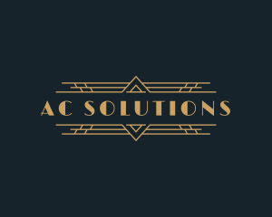 Luxury Art Deco Boutique logo design