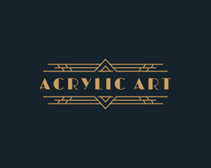 Luxury Art Deco Boutique logo design