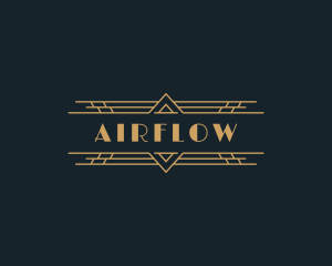 Luxury Art Deco Boutique logo design