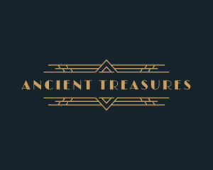 Luxury Art Deco Boutique logo design