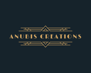 Luxury Art Deco Boutique logo design