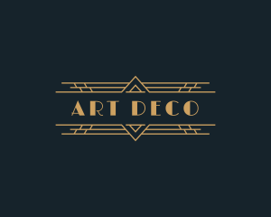 Deco - Luxury Art Deco Boutique logo design