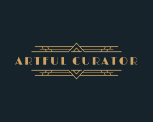 Luxury Art Deco Boutique logo design