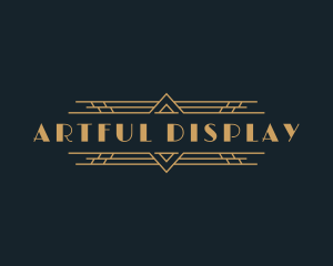 Luxury Art Deco Boutique logo design