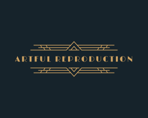 Luxury Art Deco Boutique logo design