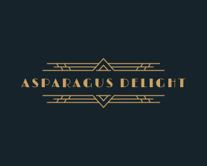 Luxury Art Deco Boutique logo design