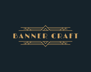 Luxury Art Deco Boutique logo design