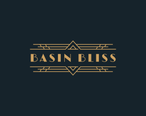 Luxury Art Deco Boutique logo design