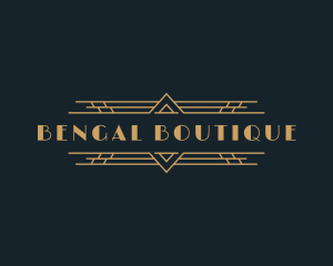 Luxury Art Deco Boutique logo design