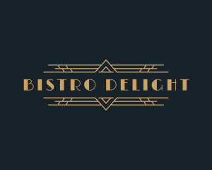 Luxury Art Deco Boutique logo design