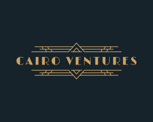 Luxury Art Deco Boutique logo design