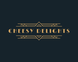 Luxury Art Deco Boutique logo design