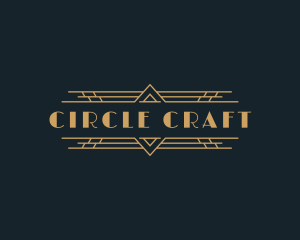 Luxury Art Deco Boutique logo design