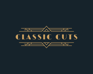 Luxury Art Deco Boutique logo design