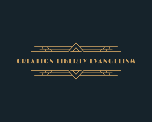 Luxury Art Deco Boutique logo design