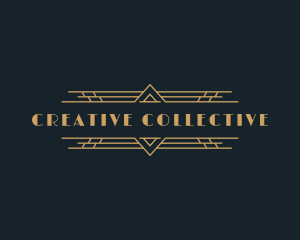 Luxury Art Deco Boutique logo design