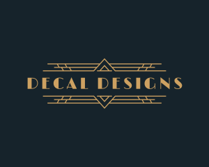 Luxury Art Deco Boutique logo design