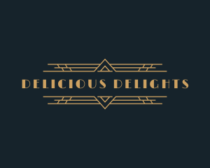 Luxury Art Deco Boutique logo design