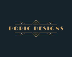 Luxury Art Deco Boutique logo design