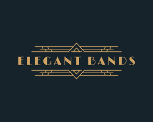 Luxury Art Deco Boutique logo design