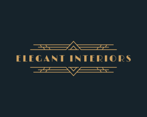 Luxury Art Deco Boutique logo design