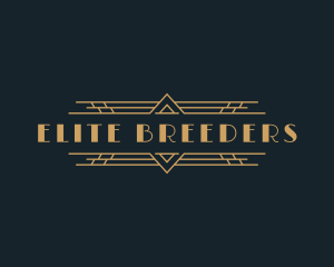 Luxury Art Deco Boutique logo design