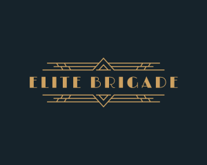 Luxury Art Deco Boutique logo design