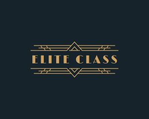 Luxury Art Deco Boutique logo design