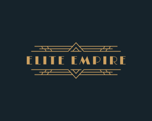 Luxury Art Deco Boutique logo design