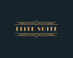 Luxury Art Deco Boutique logo design