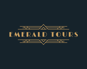 Luxury Art Deco Boutique logo design