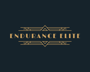 Luxury Art Deco Boutique logo design