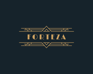 Luxury Art Deco Boutique logo design