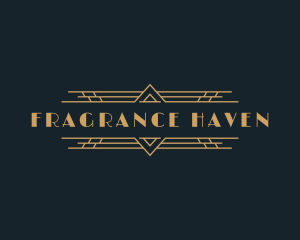 Luxury Art Deco Boutique logo design