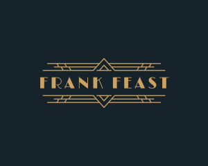 Luxury Art Deco Boutique logo design