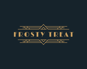 Luxury Art Deco Boutique logo design