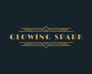 Luxury Art Deco Boutique logo design