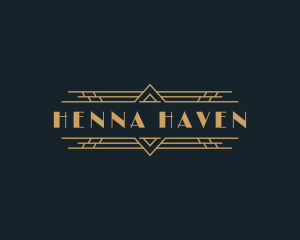 Luxury Art Deco Boutique logo design