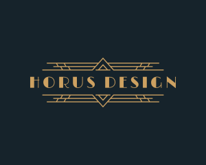 Luxury Art Deco Boutique logo design