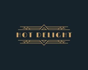 Luxury Art Deco Boutique logo design