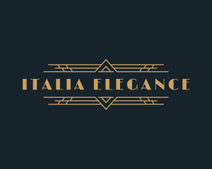 Luxury Art Deco Boutique logo design