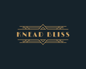 Luxury Art Deco Boutique logo design