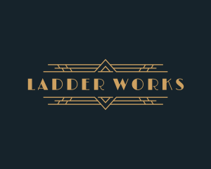 Luxury Art Deco Boutique logo design