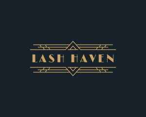 Luxury Art Deco Boutique logo design